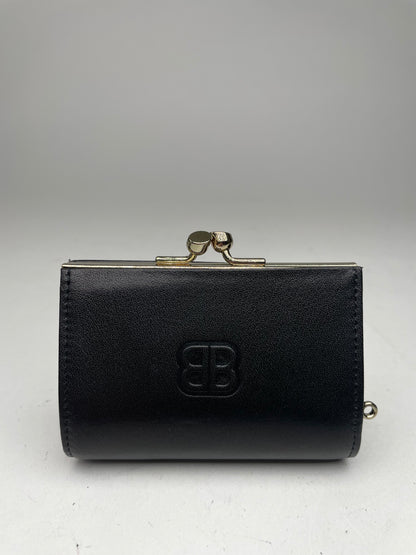 Vintage Balenciaga Leather card Holder Black