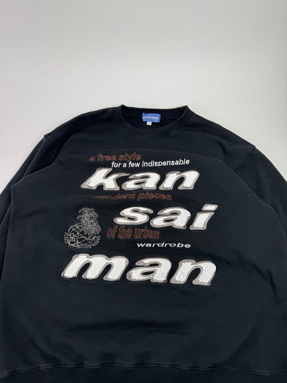 Vintage Kansai Yamamoto Crewneck Men’s Sweater Black L