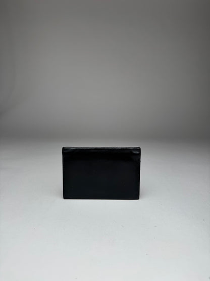 Vintage Cartier Patent Leather Card Holder Black