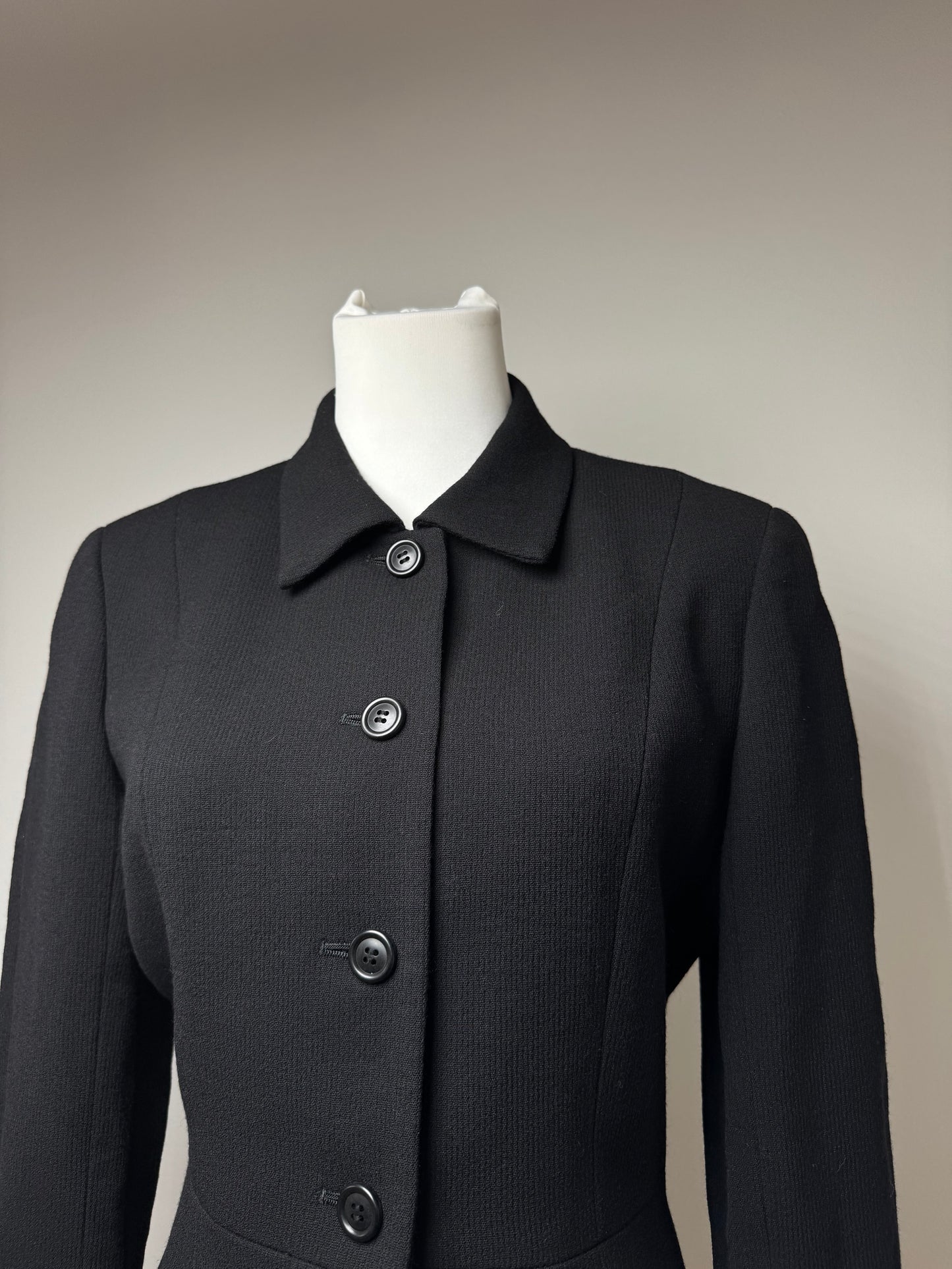 Vintage Balenciaga Paris Twin Set Black 38/M