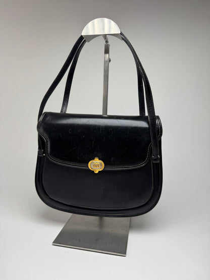 Vintage Gucci Leather Bag Black