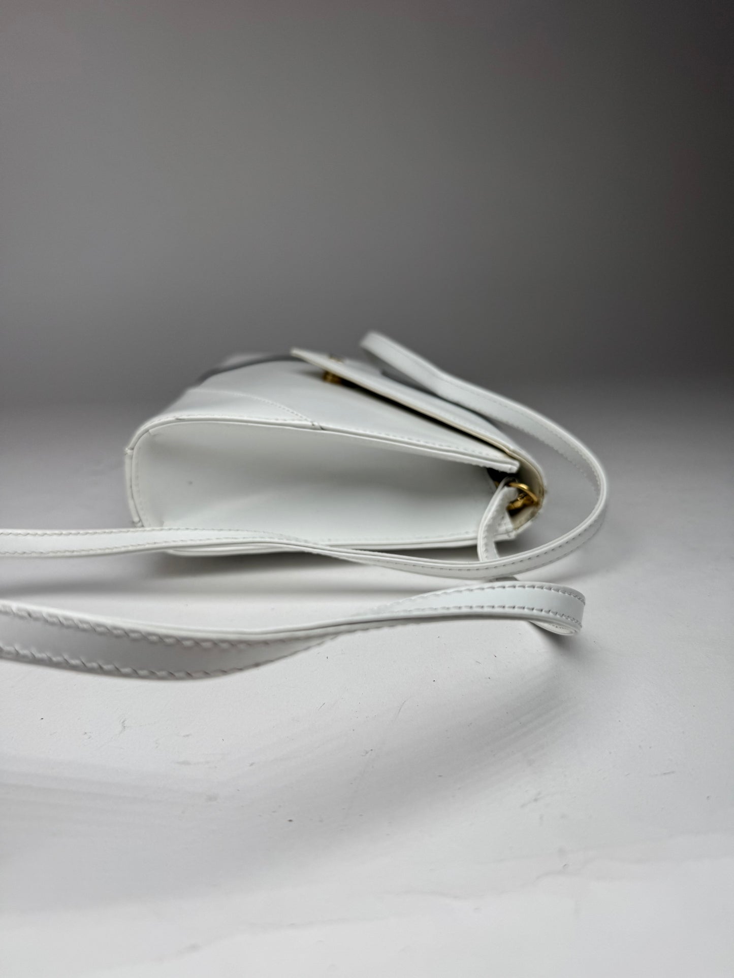 Vintage  Givenchy 4G Leather Bag White