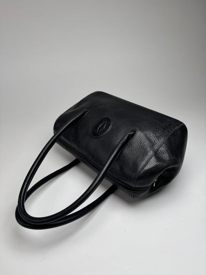 Vintage Cartier Leather Bag Black