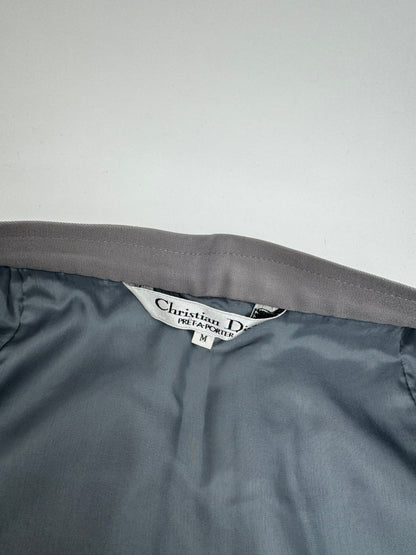 Vintage Dior Wool Skirt Grey M