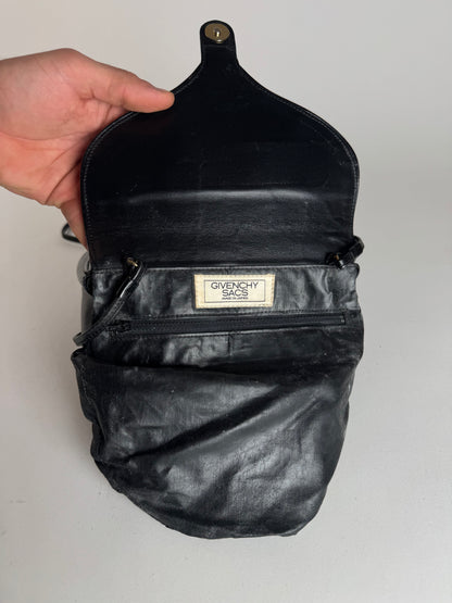 Vintage Givenchy 4G Leather Bag black