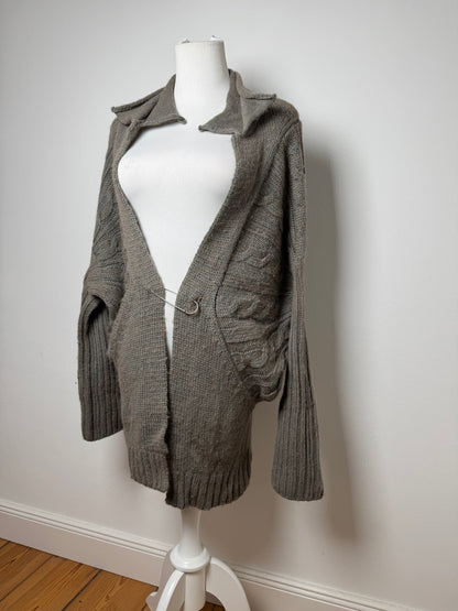 Vintage Yohji Yamamoto Wool Coat Gray 38/M
