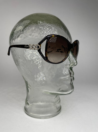 Vintage Loewe Madrid Oversized Sunglasses Brown