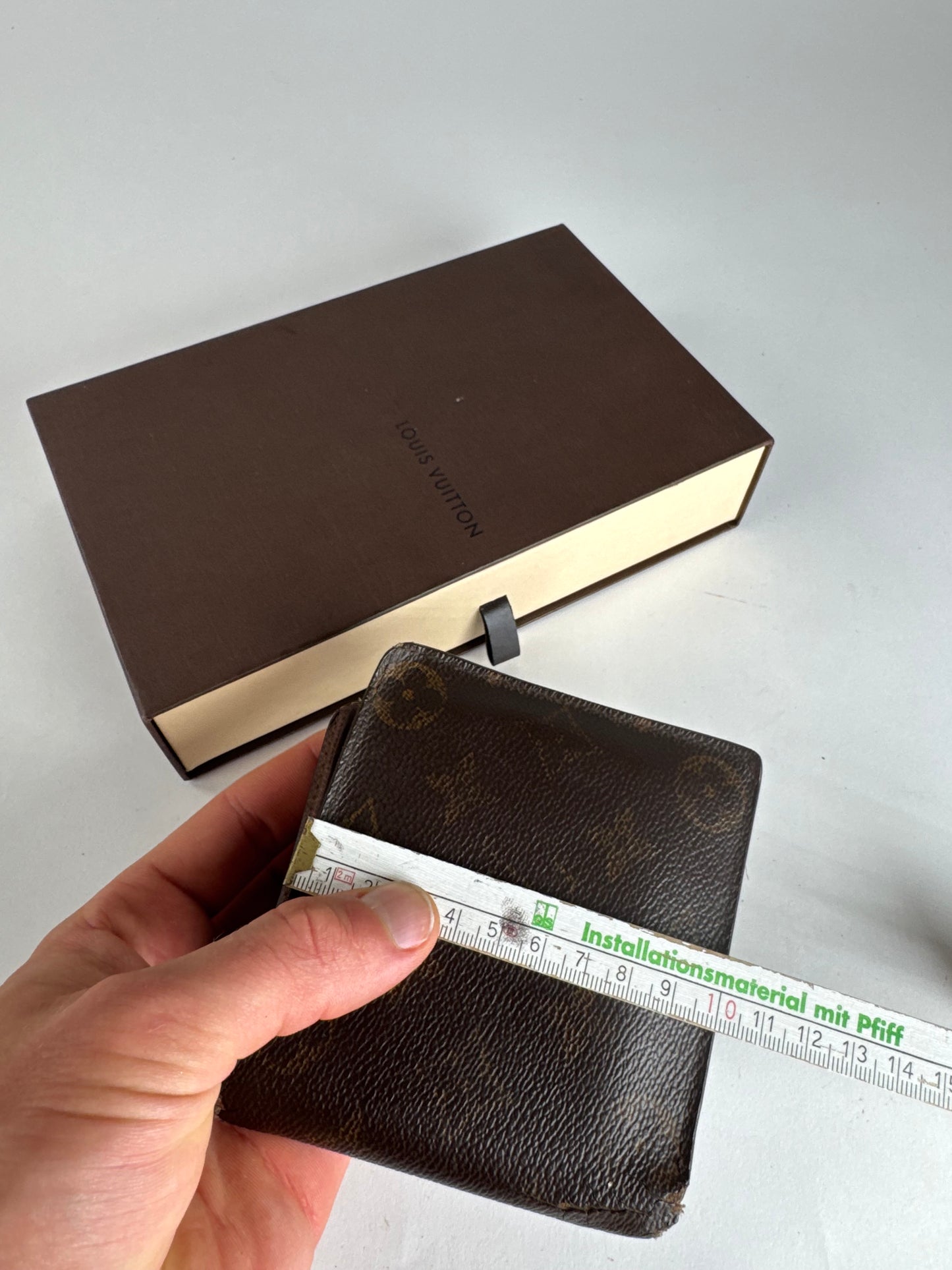 Vintage Louis Vuitton Monogram Foldable Wallet Brown