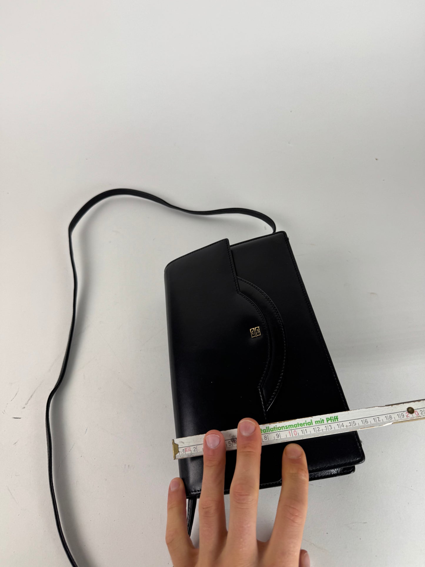 Sac vintage Givenchy 4G en cuir noir