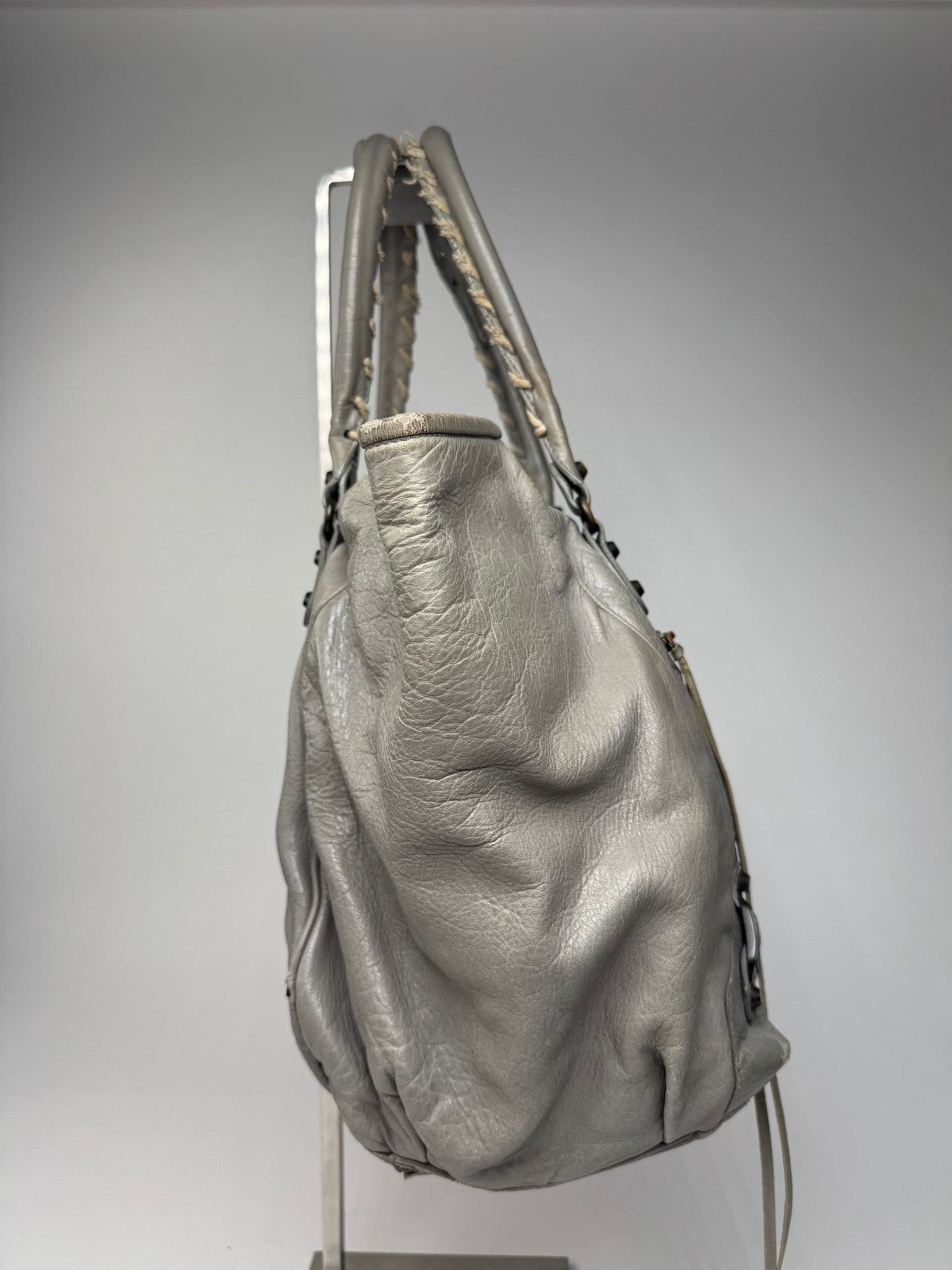 Vintage Balenciaga City Bag Shopper Grey