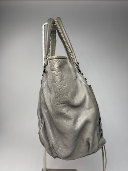 Vintage Balenciaga City Bag Shopper Grey