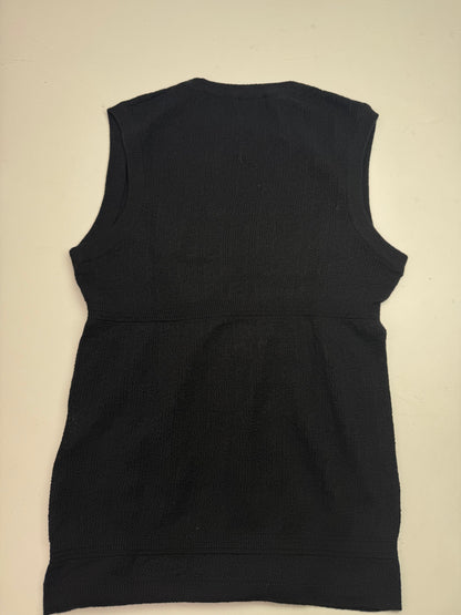 Vintage Fendi Monogram wool Dress Black 38/M