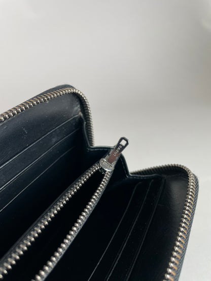 Vintage Loewe Madrid Puzzle Leather Wallet Black