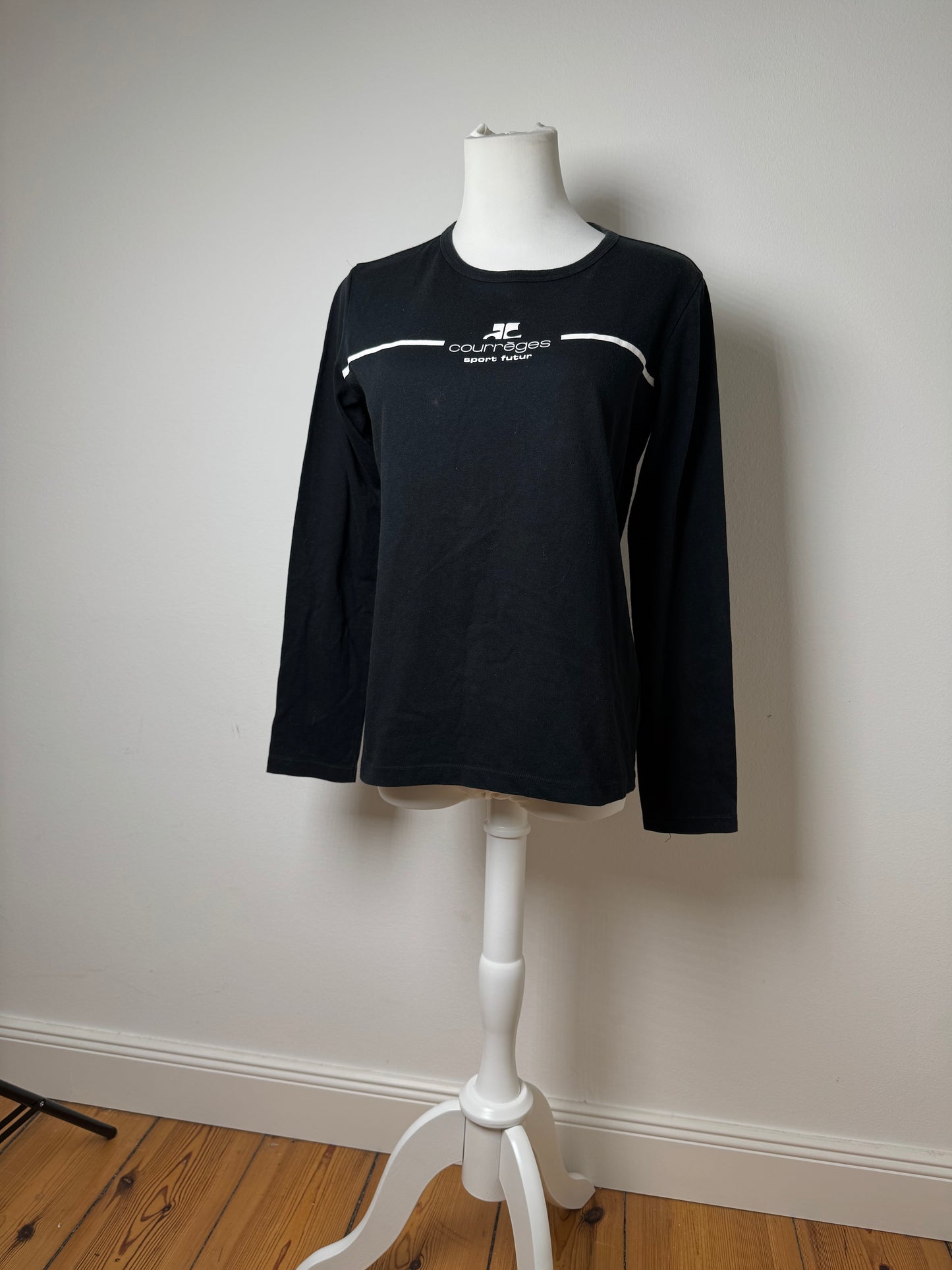 Vintage Courreges Paris Sweater Black 38/M