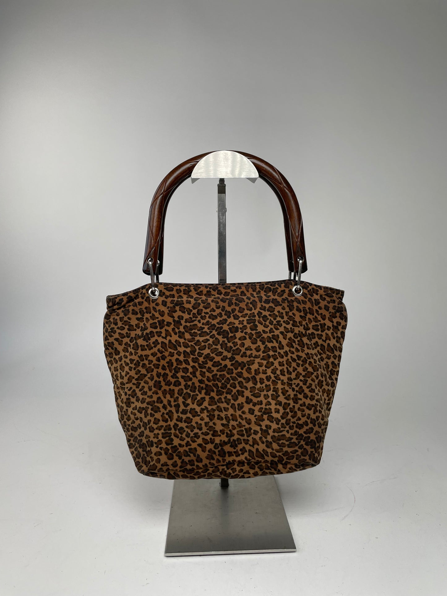 Vintage Bottega Veneta Campana Bag Leopard