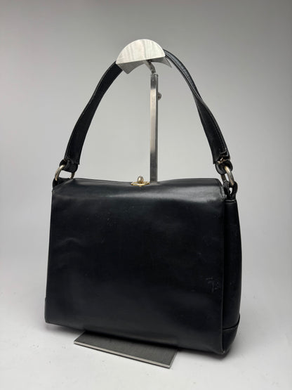 Vintage Gucci Leather Bag Black