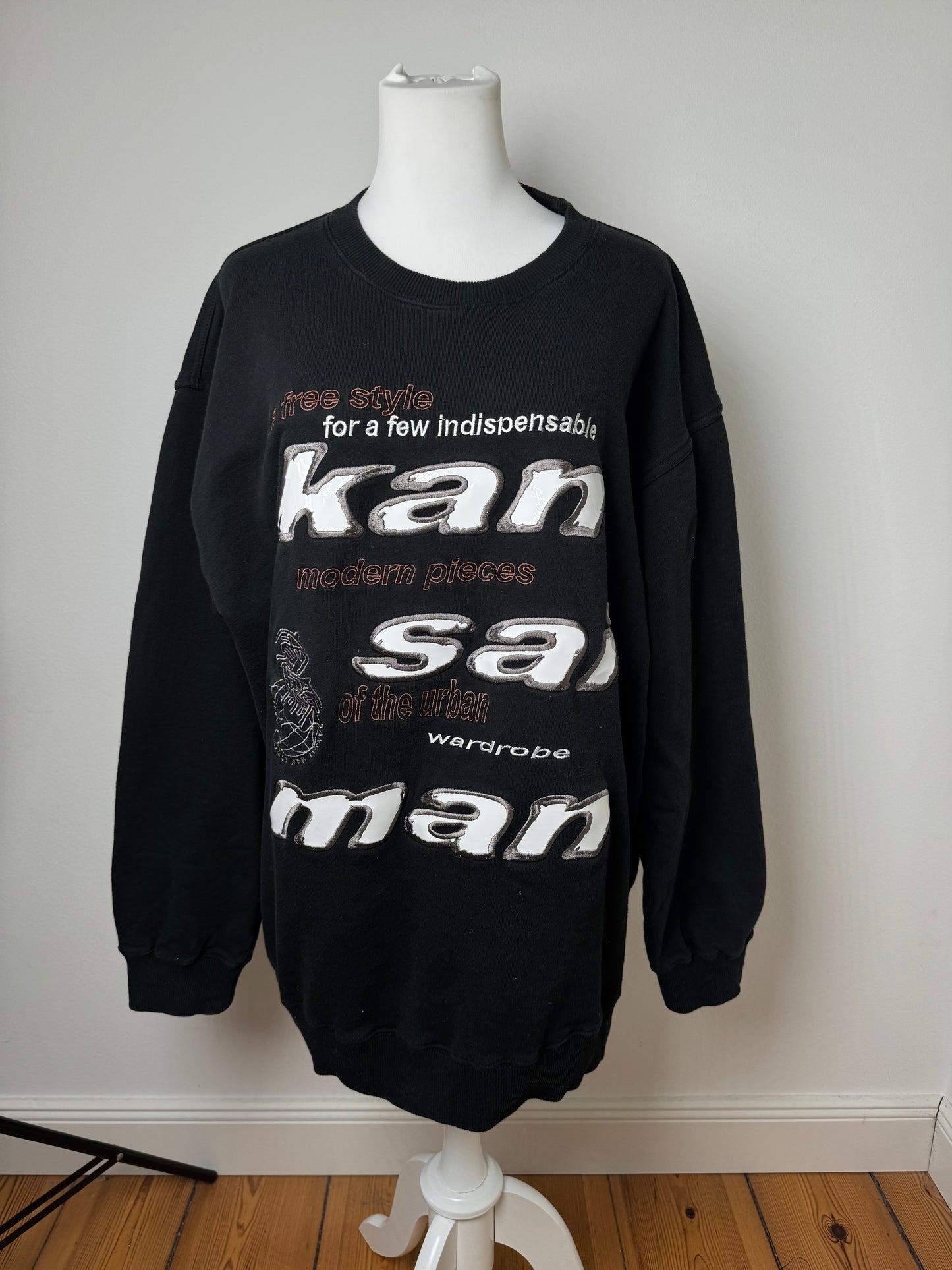 Vintage Kansai Yamamoto Crewneck Men’s Sweater Black L