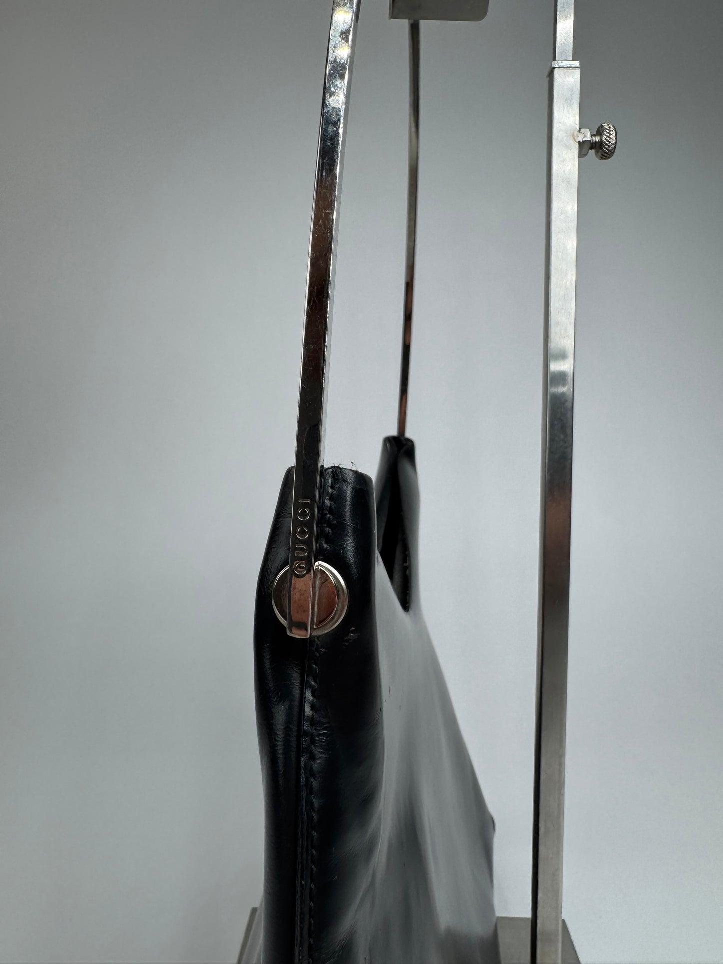 Vintage Gucci By Tom Ford Leather Bag Black