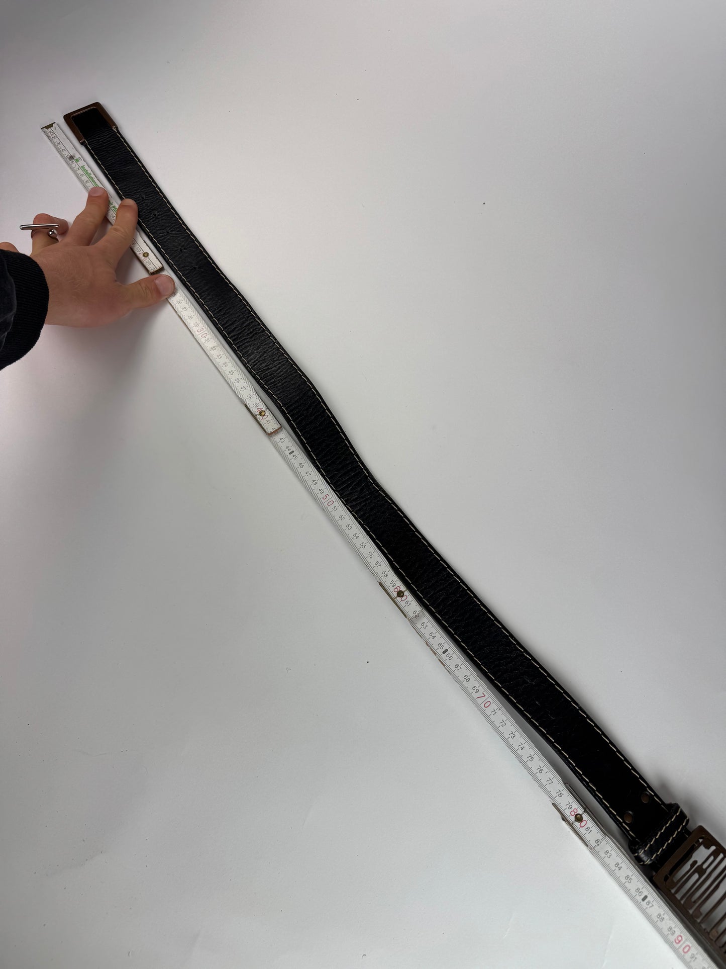 Vintage Jean Paul Gaultier Leather Belt Brown