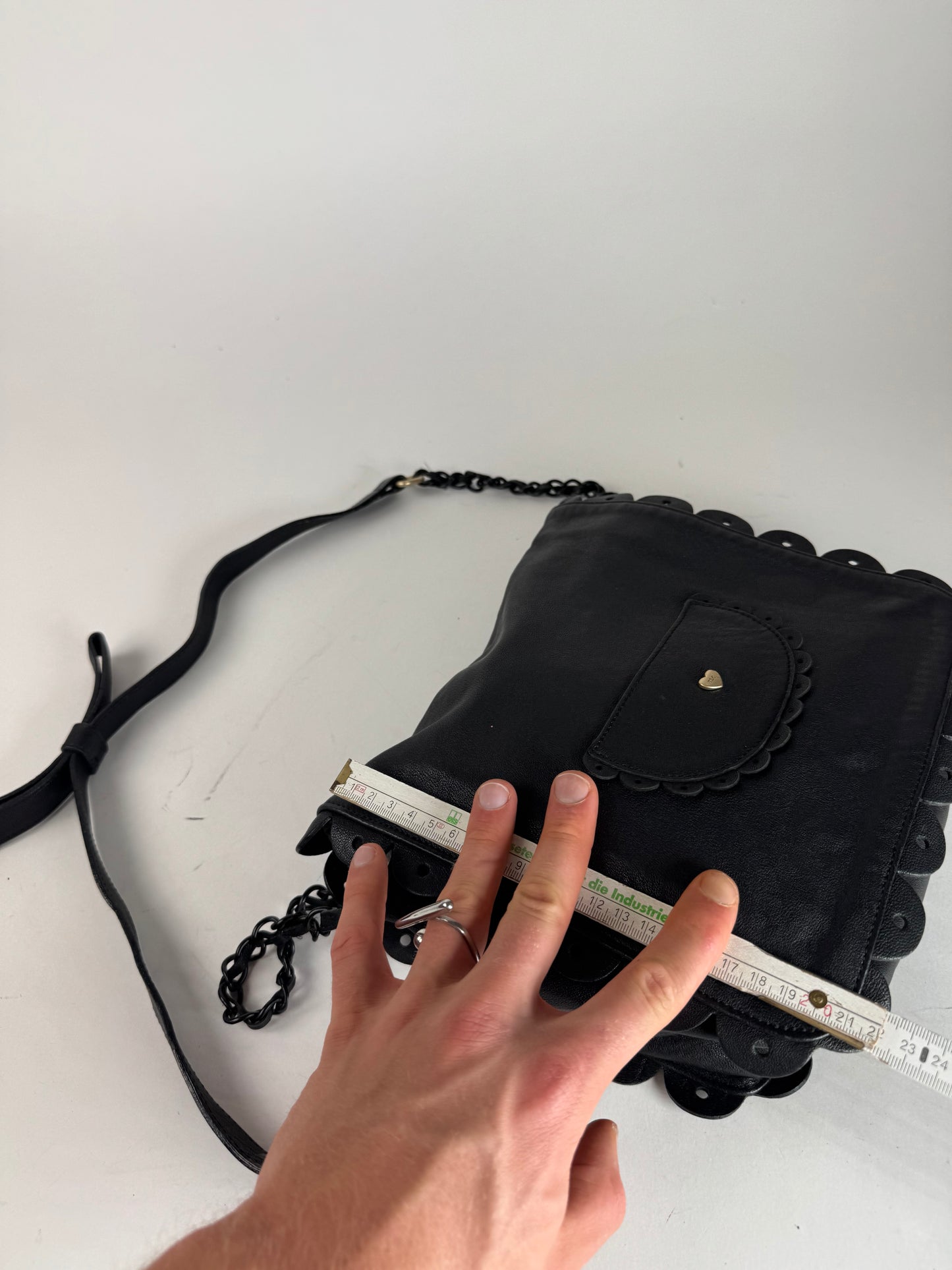 Vintage Chloe Leather Shoulder Bag black