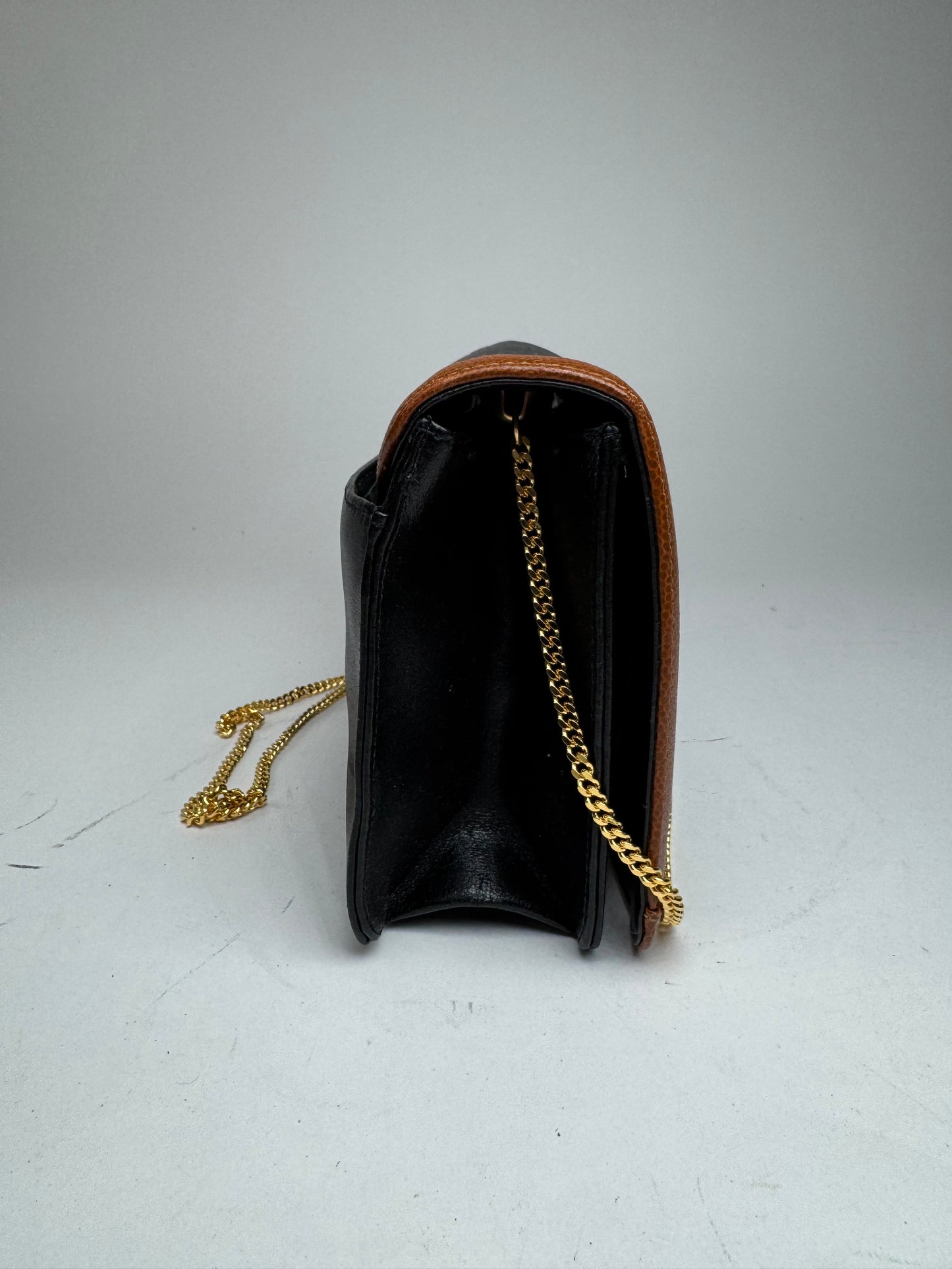 Vintage Givenchy 4G Leather Bag Black Brown