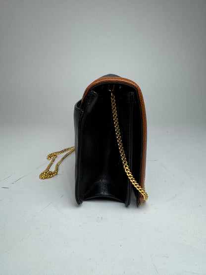Vintage Givenchy 4G Leather Bag Black Brown