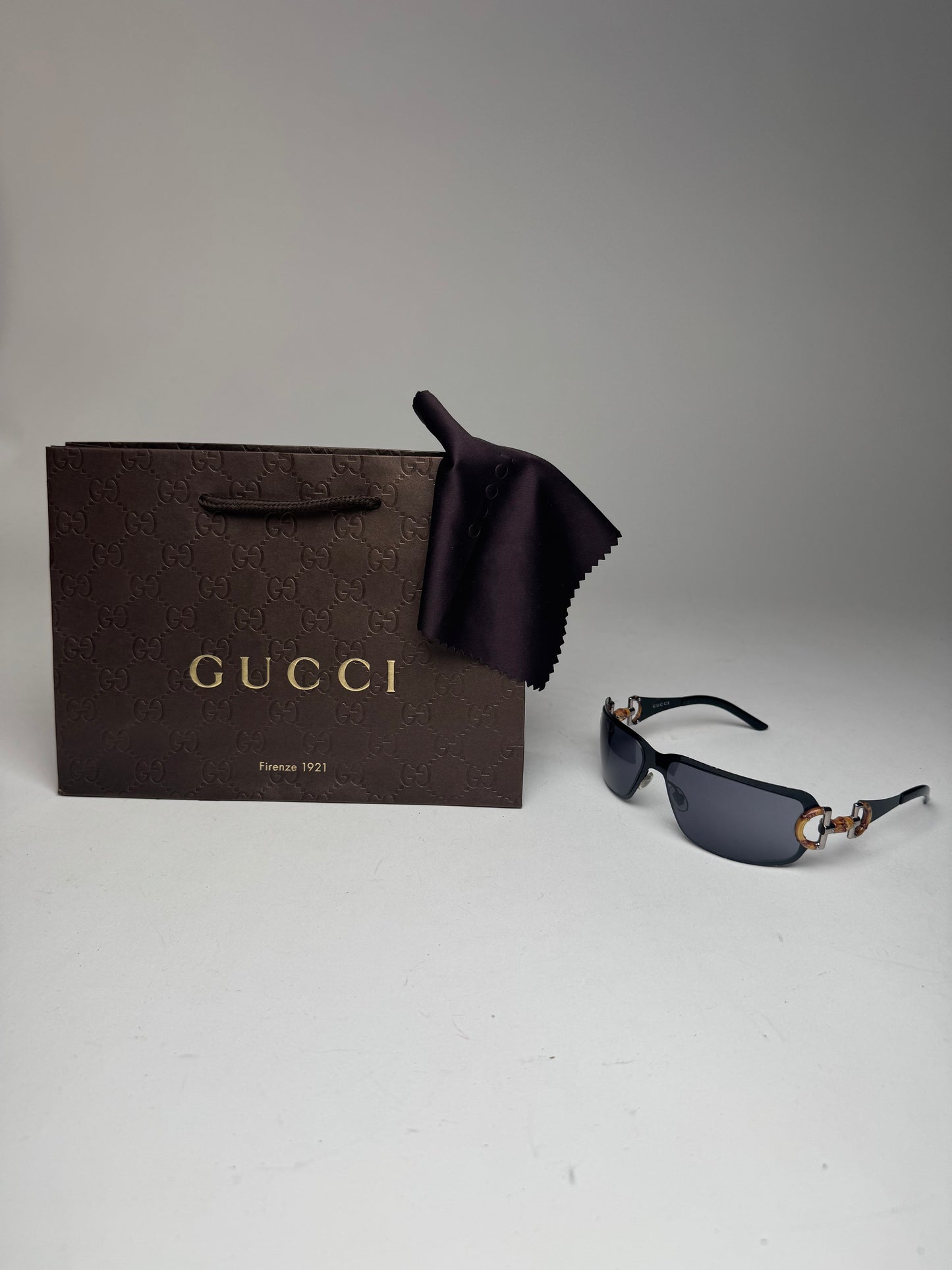 Vintage Gucci Bamboo Sunglasses