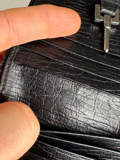 Vintage Gucci Monogramm Wallet Jackie Vintage Black