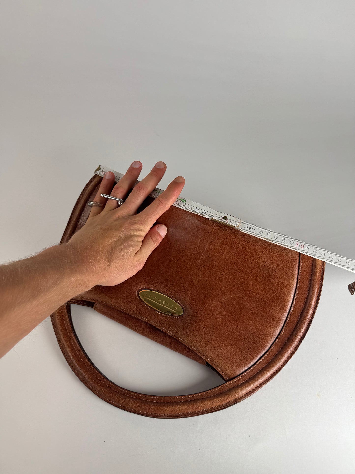 Vintage Givenchy Antigona Leather Bag Brown