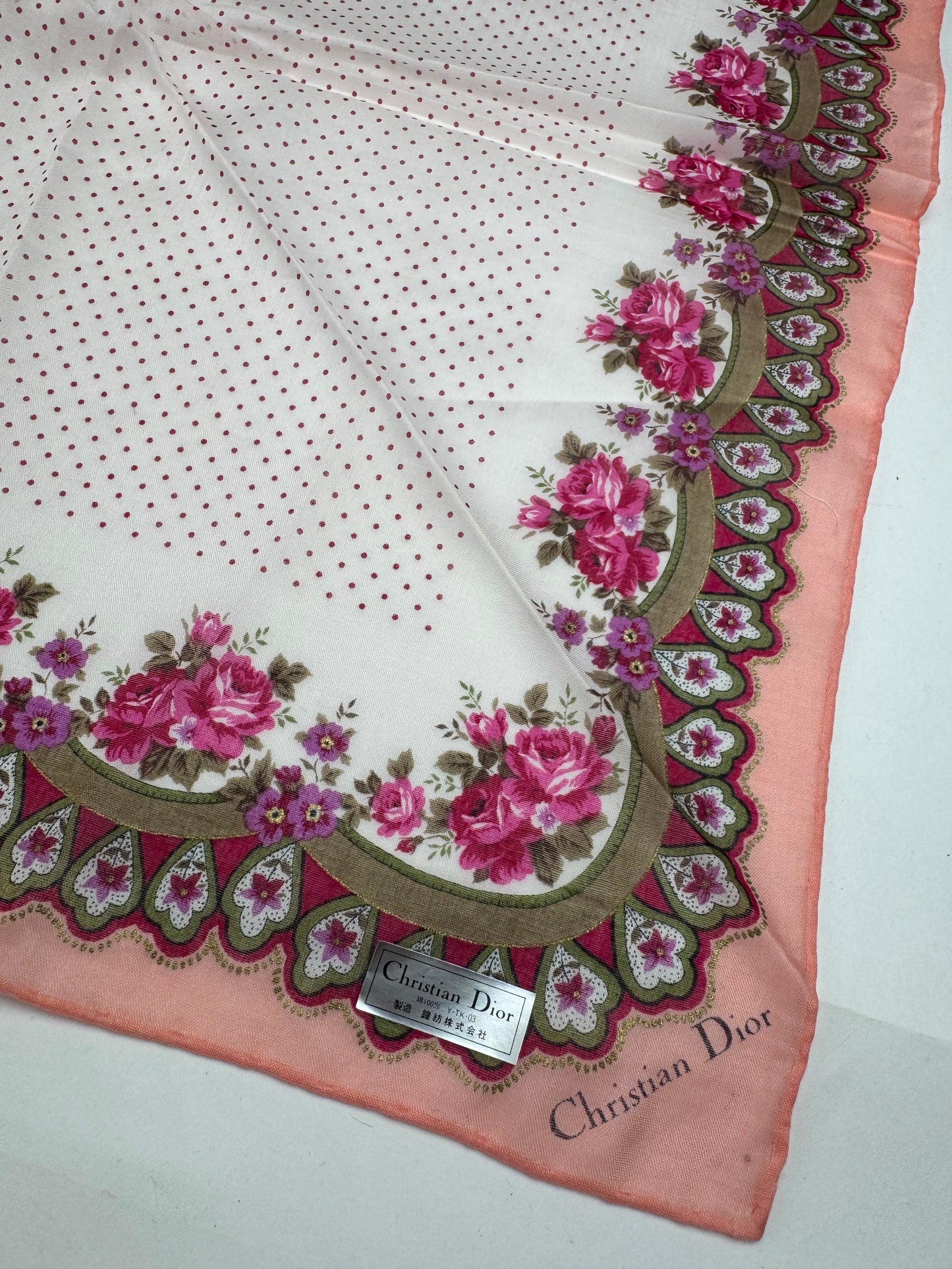 Vintage Dior Silk Scarf