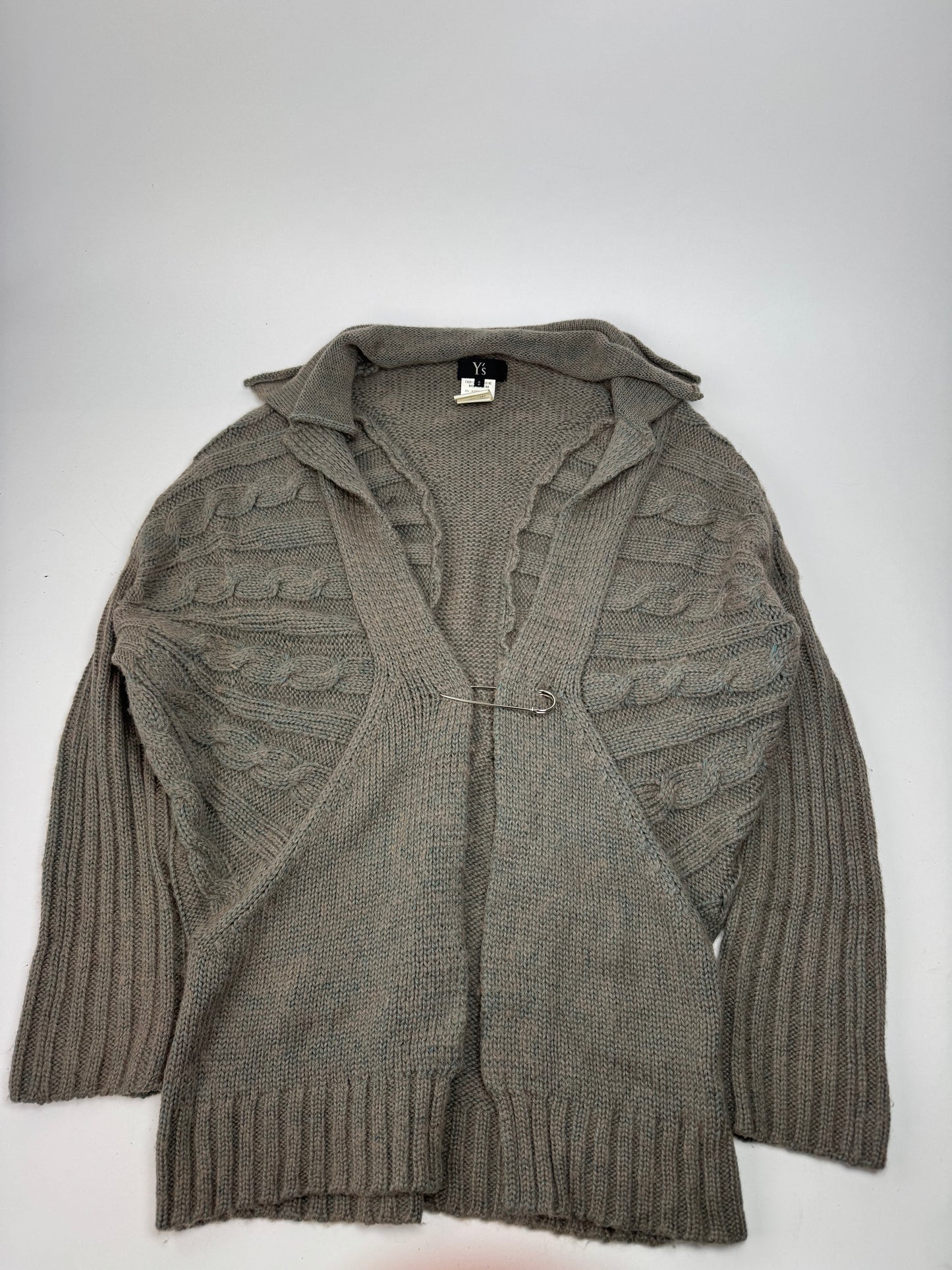 Vintage Yohji Yamamoto Wool Coat Gray 38/M