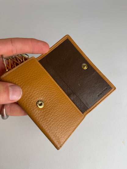 Vintage Loewe Madrid Leather Key Holder Orange