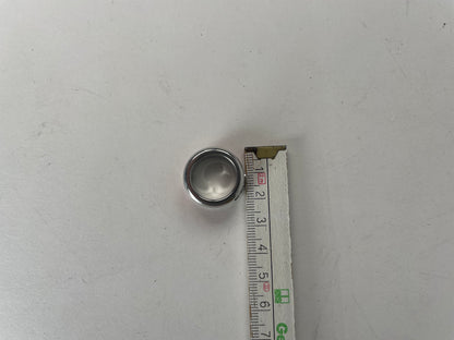 Vintage Dolce & Gabbana Steel Ring Silber/orange unisex