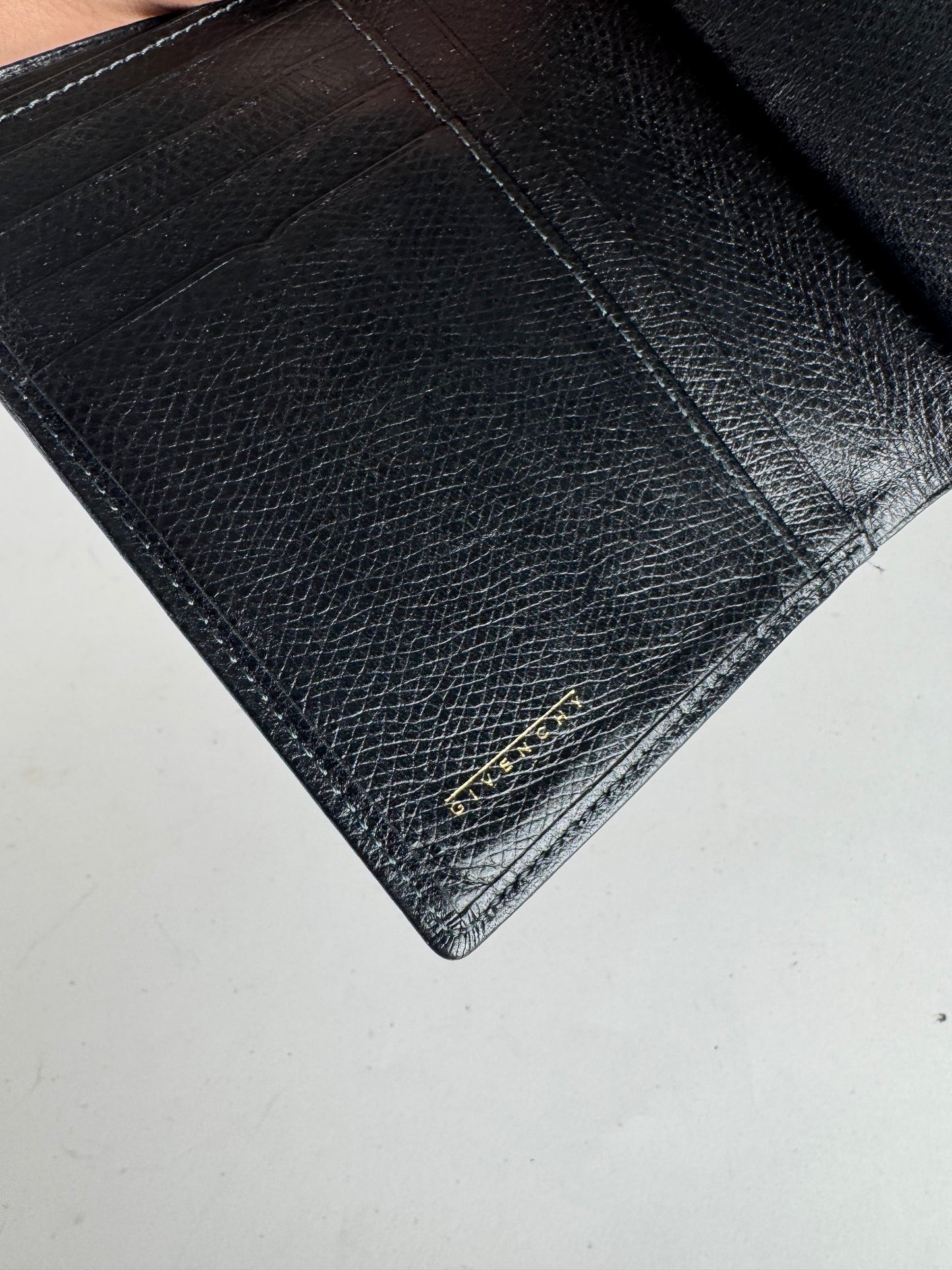 Vintage Givenchy Leather Wallet Black