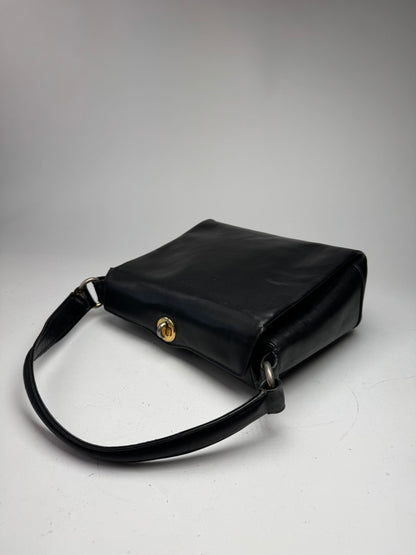 Vintage Gucci Leather Bag Black