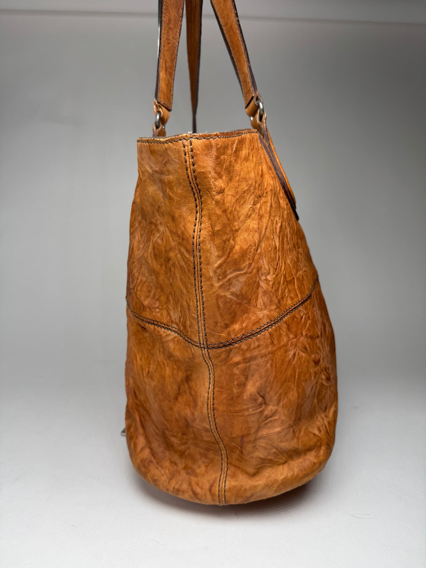 Vintage Givenchy Nightindale Leather shopper Bag Brown