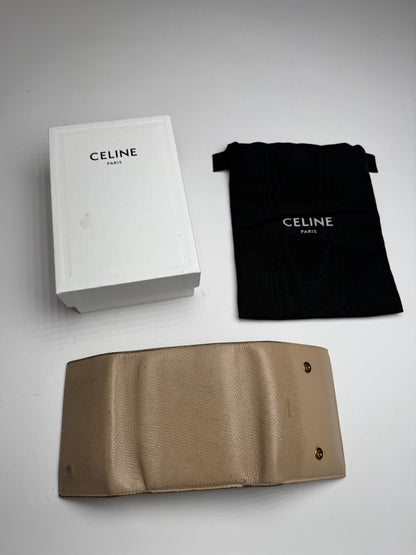 Vintage Celine Paris Leather Walket beige