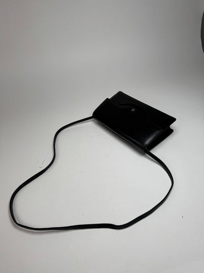 Sac vintage Givenchy 4G en cuir noir