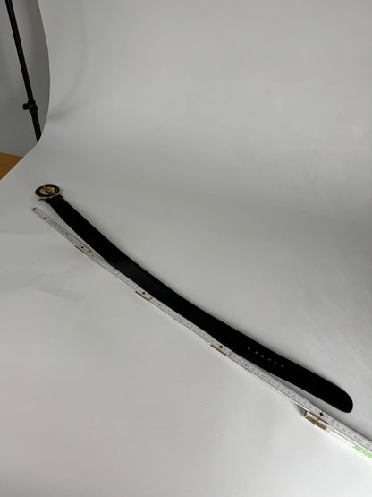 Vintage Gucci Leather Belt Black