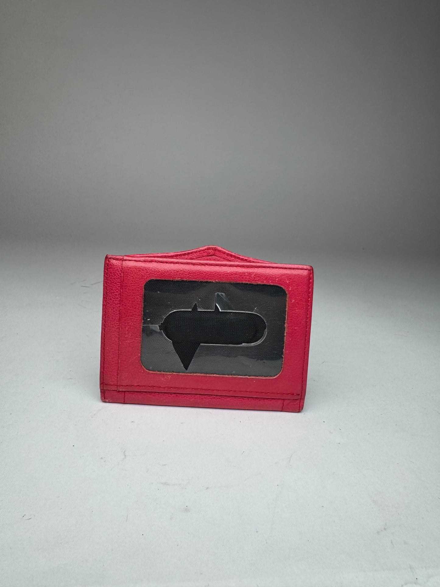 Vintage Givenchy Leather Card Holder Red