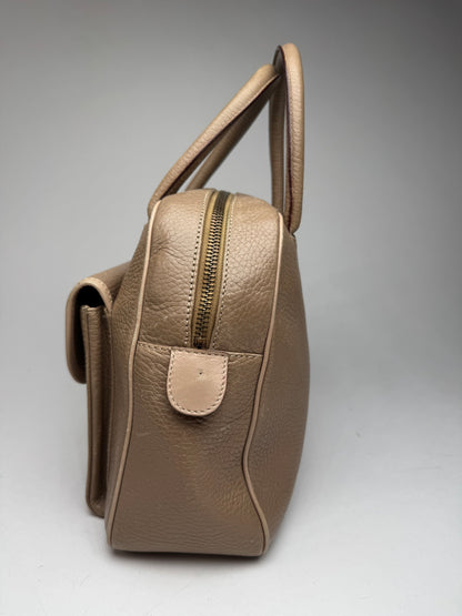 Vintage Celine Paris Leather Bag Lightbrown