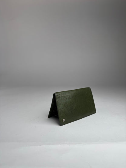 Vintage Givenchy Leather Card Holder Green