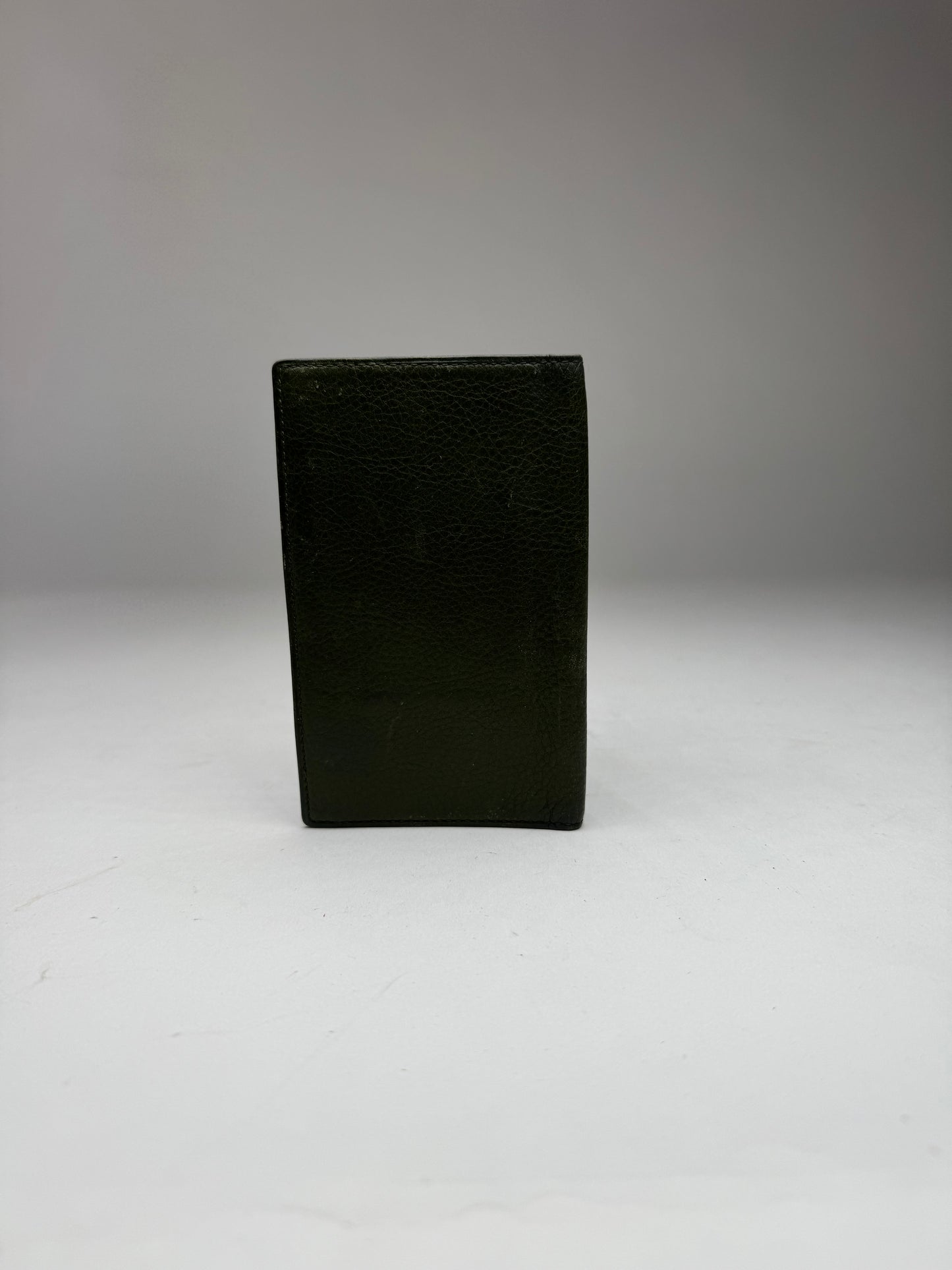 Vintage Givenchy Leather Card Holder Green