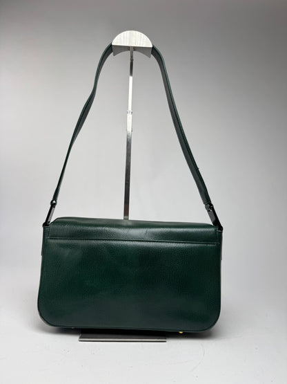 Vintage Givenchy 4G Leather Bag green