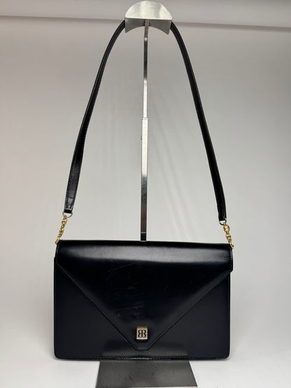 Vintage Balenciaga Patent Leather Shoulder bag black