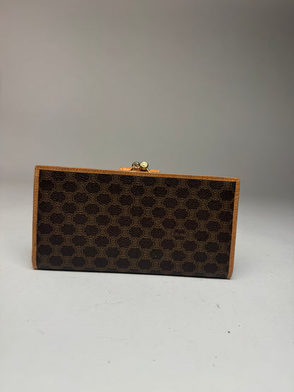 Vintage Celine Paris Triomphe Wallet Brown