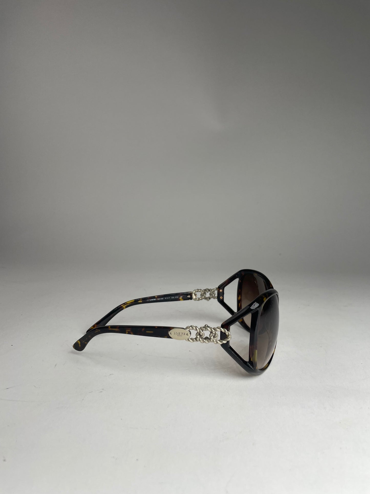 Vintage Loewe Madrid Oversized Sunglasses Brown