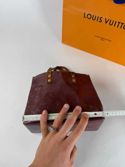 Vintage Louis Vuitton Vernis Leather Shopper Bag Purple