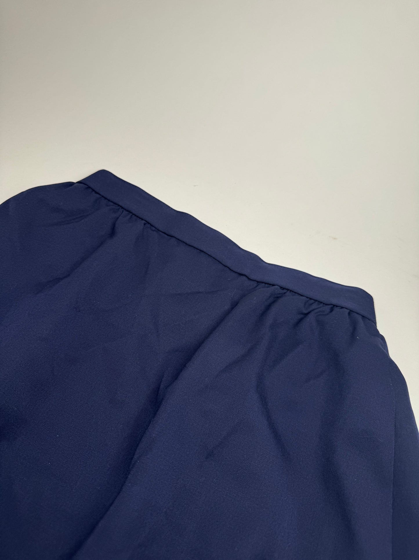 Vintage Dior Wool Skirt Navy M