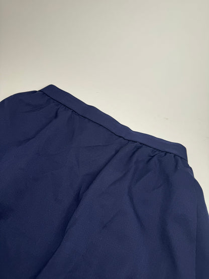 Vintage Dior Wool Skirt Navy M